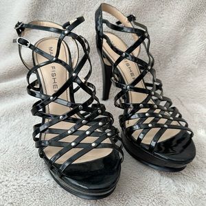 Marc Fisher Strappy Cage Heels